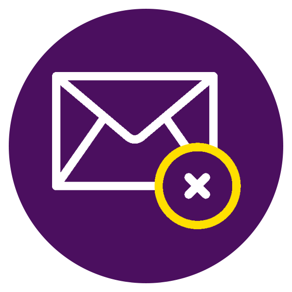 Animiertes Icon einer E-mail 