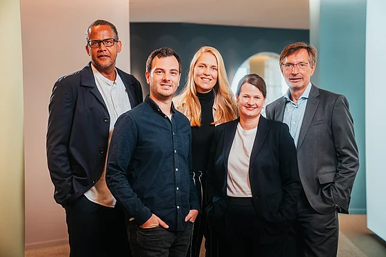 Management-Team von SupplyX am Hauptsitz Hamburg