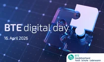 BTE Digital Day 2026 mit digitalem Puzzle-Symbol für Innovation und digitale Transformation im Handel.